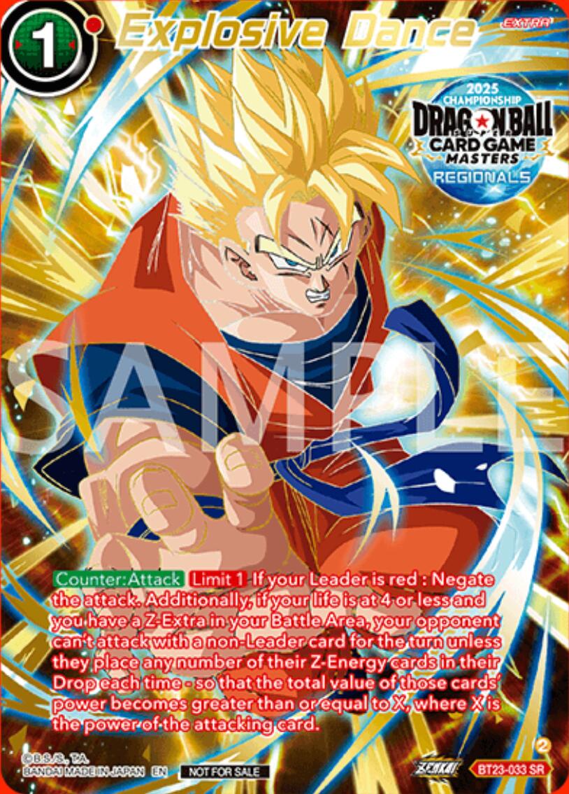 Explosive Dance (Alt-Art Card) (BT23-033) [Promotion Cards] | Black Swamp Games