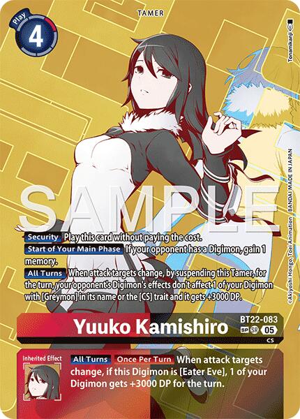 Yuuko Kamishiro [BT22-083] (SP) [Cyber Eden] | Black Swamp Games