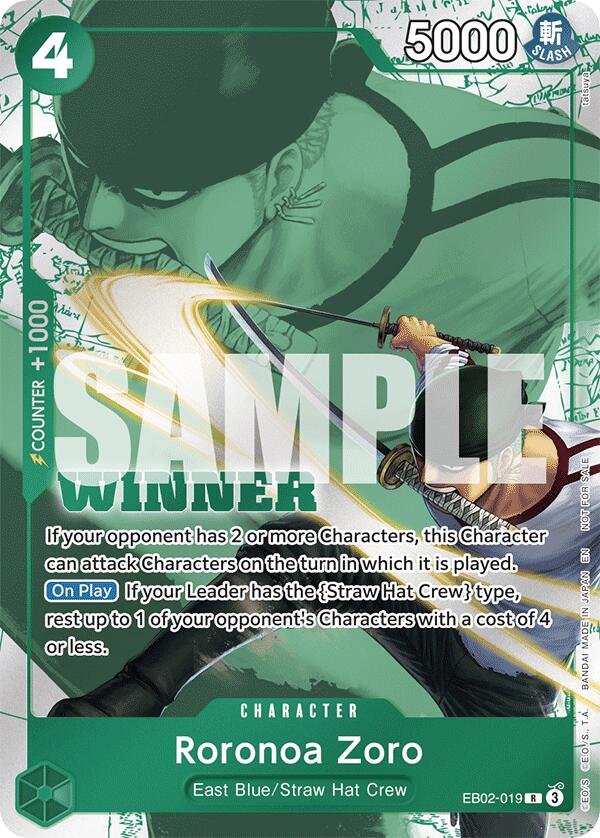 Roronoa Zoro (Winner Pack 2025 Vol. 3) [One Piece Promotion Cards] | Black Swamp Games