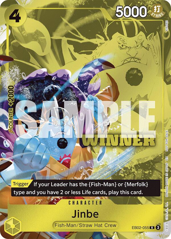 Jinbe (Winner Pack 2025 Vol. 3) [One Piece Promotion Cards] | Black Swamp Games