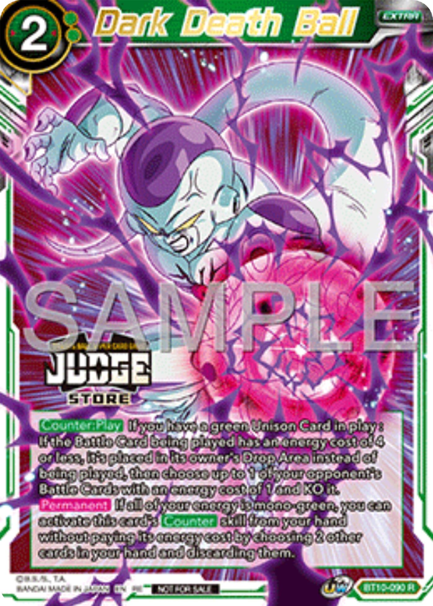 Dark Death Ball (Judge Pack Vol.17) (Store) (BT10-090) [Tournament Promotion Cards] | Black Swamp Games