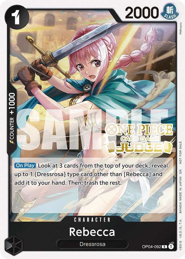 Rebecca (Judge Pack Vol. 6) [One Piece Promotion Cards] | Black Swamp Games