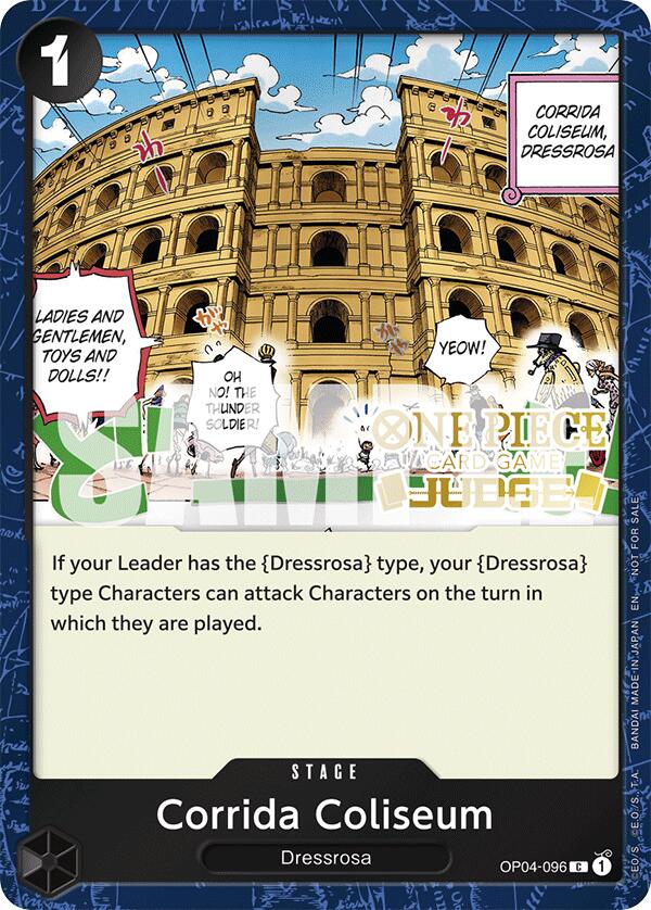 Corrida Coliseum (Judge Pack Vol. 6) [One Piece Promotion Cards] | Black Swamp Games