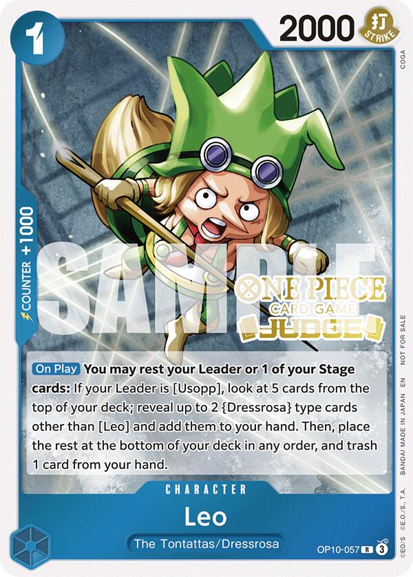 Leo (Judge Pack Vol. 6) [One Piece Promotion Cards] | Black Swamp Games