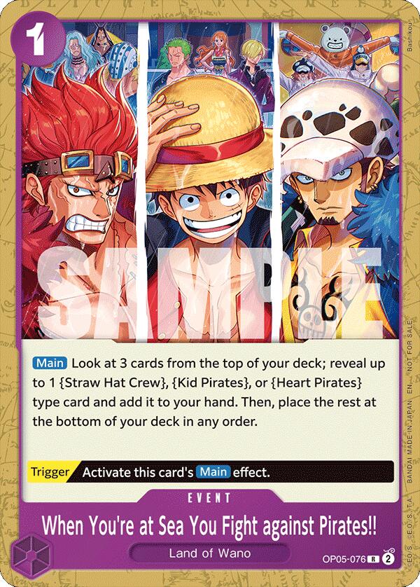 When You're at Sea You Fight against Pirates!! (2025 Pirates League Store) [Qualifier] [One Piece Promotion Cards] | Black Swamp Games