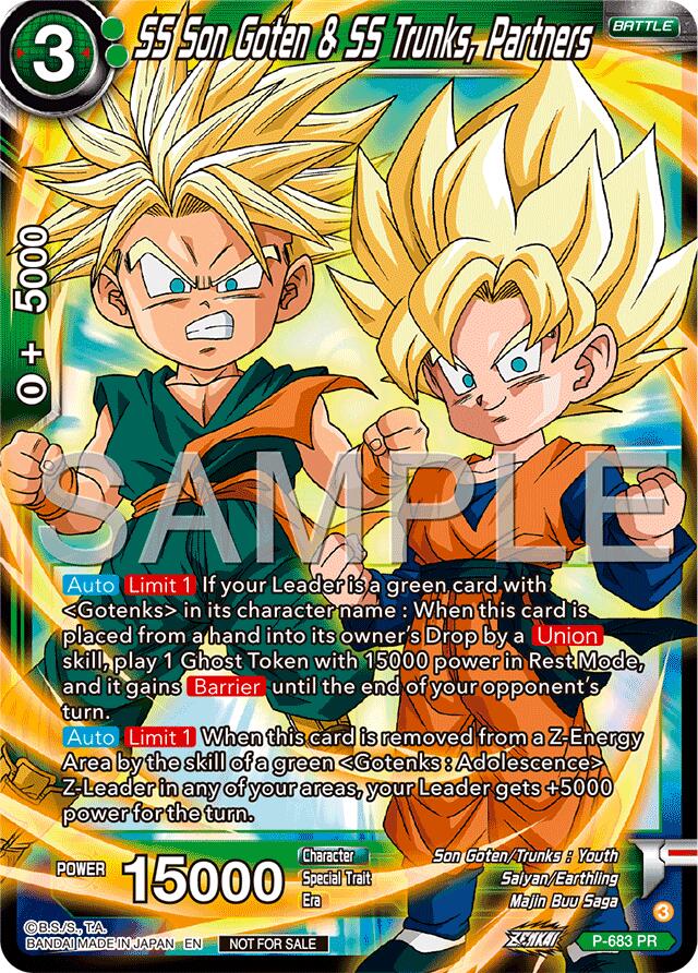 SS Son Goten & SS Trunks, Partners (Zenkai Series Tournament Pack Vol.12) (P-683) [Tournament Promotion Cards] | Black Swamp Games