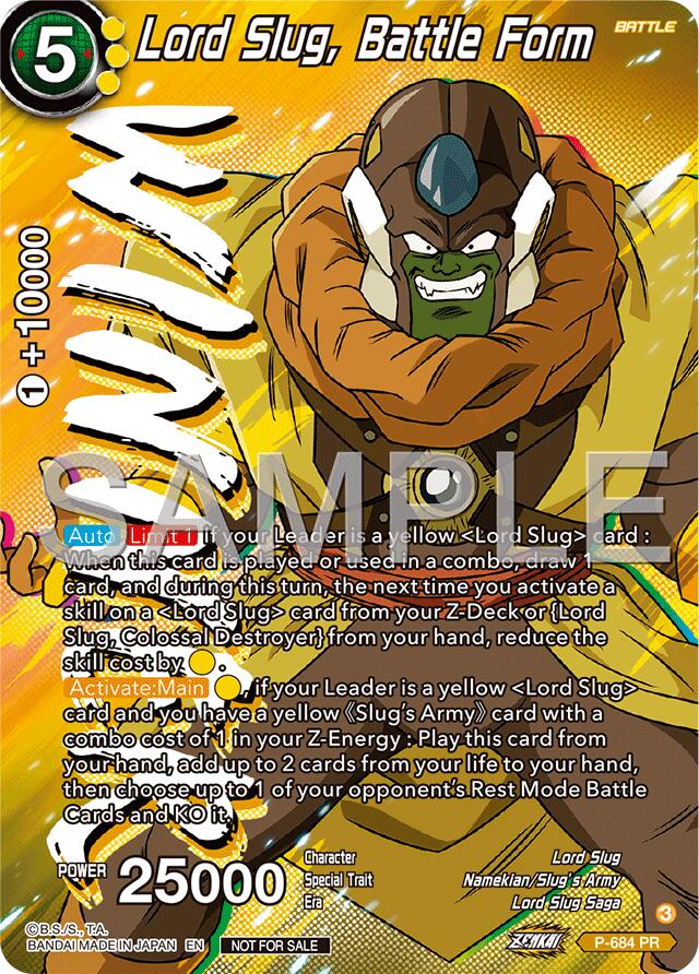 Lord Slug, Battle Form (Zenkai Series Tournament Pack Vol.12) (Winner) (P-684) [Tournament Promotion Cards] | Black Swamp Games