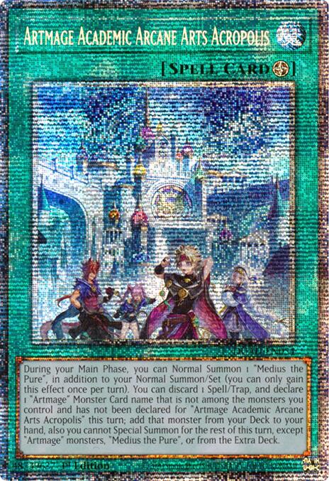 Artmage Academic Arcane Arts Acropolis (Starlight Rare) [DUAD-EN054] Starlight Rare | Black Swamp Games