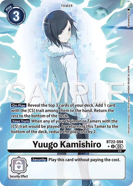 Yuugo Kamishiro [BT22-094] (Alternate Art) [Cyber Eden] | Black Swamp Games