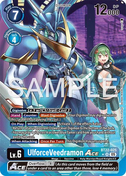 UlforceVeedramon ACE [BT22-025] (Alternate Art) [Cyber Eden] | Black Swamp Games