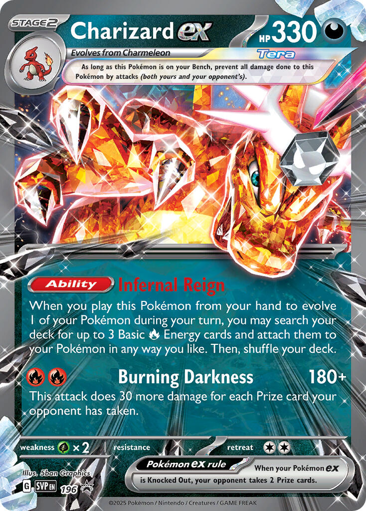 Charizard EX (196) [Scarlet & Violet: Black Star Promos] | Black Swamp Games