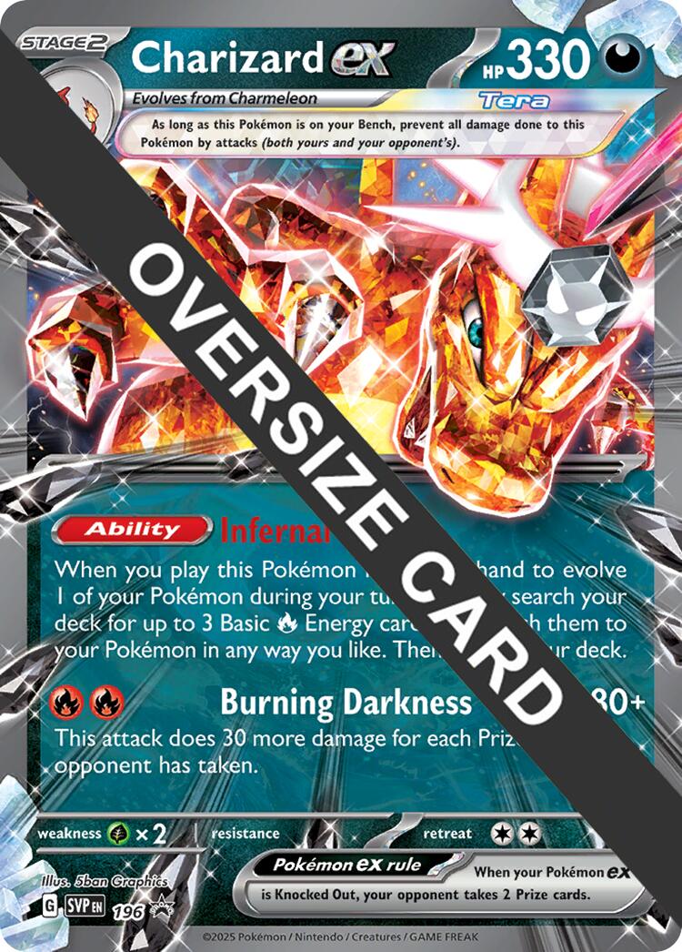 Charizard EX (196) (Jumbo Card) [Scarlet & Violet: Black Star Promos] | Black Swamp Games