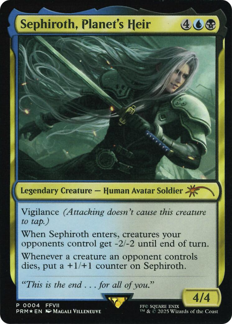 Sephiroth, Planet's Heir (Costco Bundle) [FINAL FANTASY Promos] | Black Swamp Games