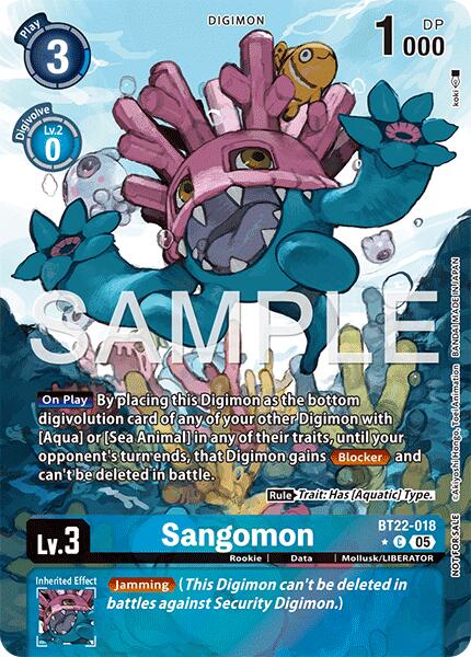 Sangomon [BT22-018] (Box Topper) [Cyber Eden] | Black Swamp Games