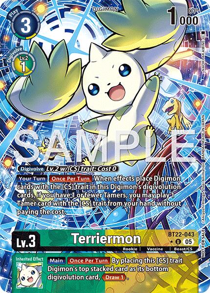 Terriermon [BT22-043] (Box Topper) [Cyber Eden] | Black Swamp Games
