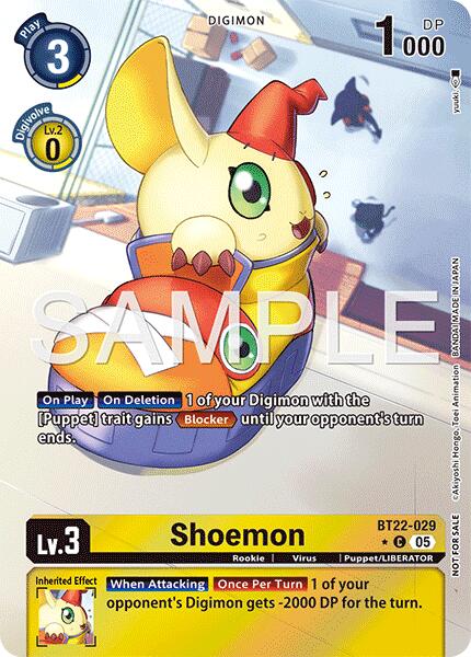 Shoemon [BT22-029] (Box Topper) [Cyber Eden] | Black Swamp Games