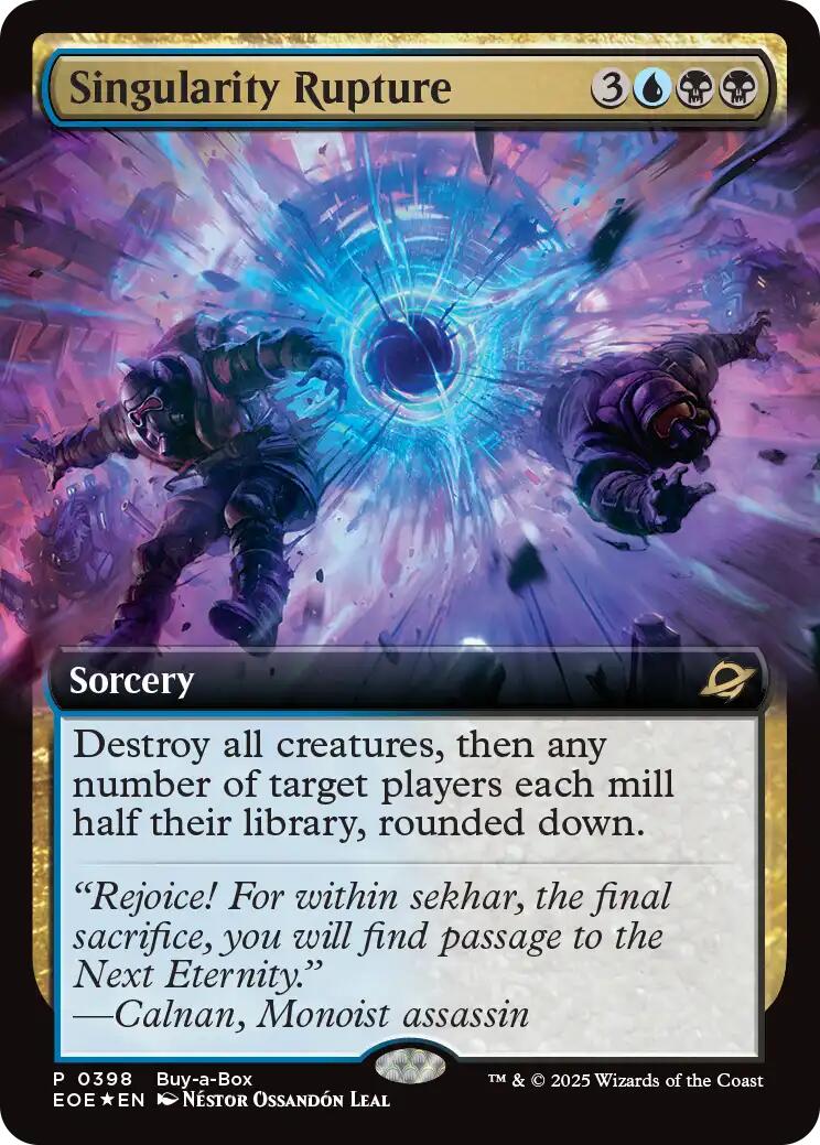Singularity Rupture (Extended Art) (Buy-A-Box) [Edge of Eternities] | Black Swamp Games