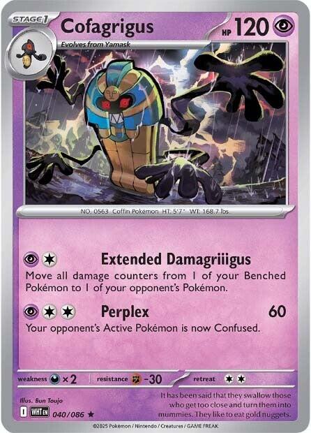 Cofagrigus (040/086) [Scarlet & Violet: White Flare] | Black Swamp Games