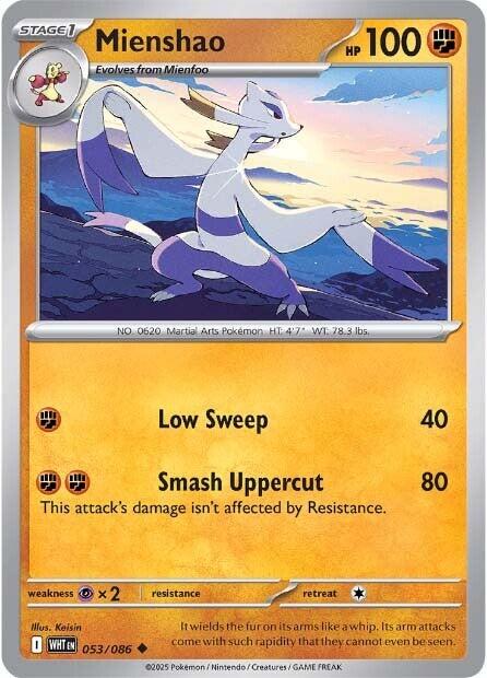 Mienshao (053/086) [Scarlet & Violet: White Flare] | Black Swamp Games