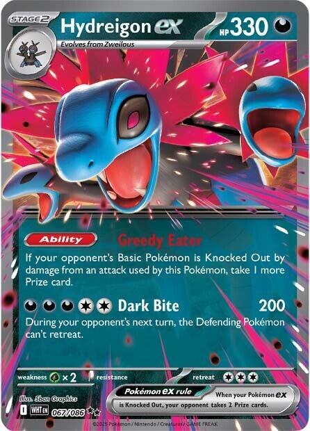 Hydreigon ex (067/086) [Scarlet & Violet: White Flare] | Black Swamp Games