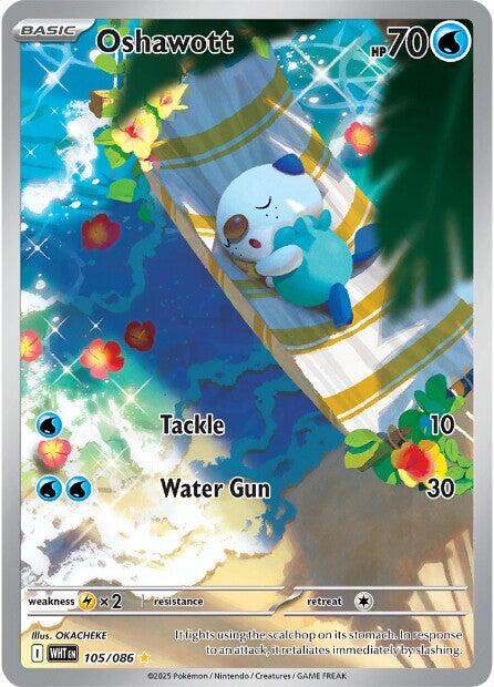 Oshawott (105/086) [Scarlet & Violet: White Flare] | Black Swamp Games