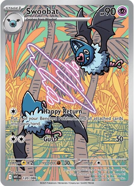 Swoobat (120/086) [Scarlet & Violet: White Flare] | Black Swamp Games
