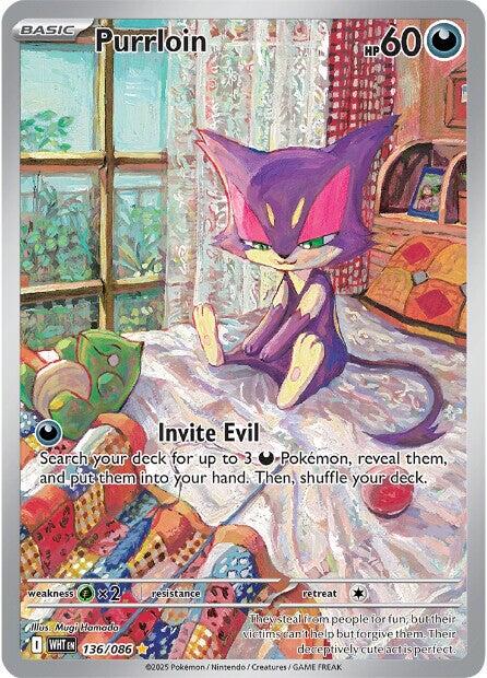 Purrloin (136/086) [Scarlet & Violet: White Flare] | Black Swamp Games