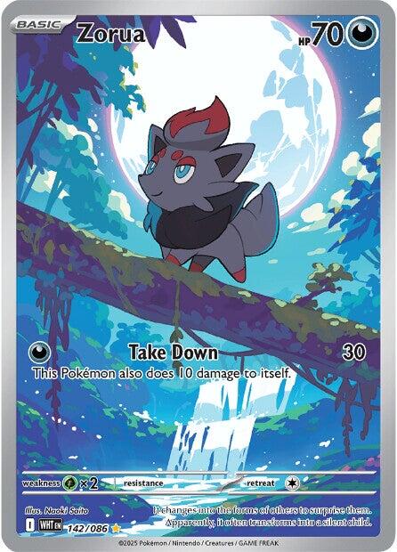 Zorua (142/086) [Scarlet & Violet: White Flare] | Black Swamp Games
