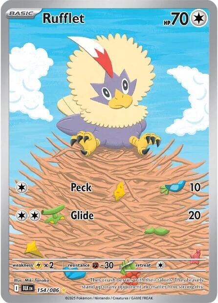Rufflet (154/086) [Scarlet & Violet: Black Bolt] | Black Swamp Games