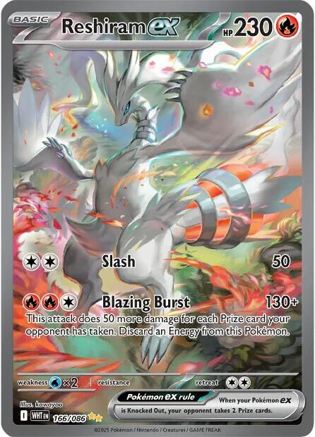 Reshiram ex (166/086) [Scarlet & Violet: White Flare] | Black Swamp Games