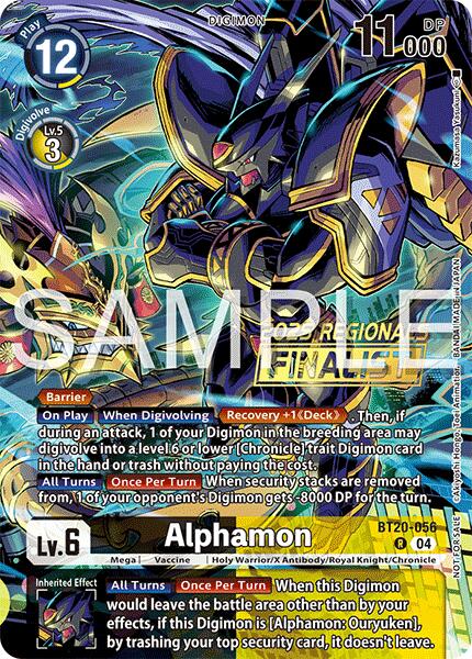 Alphamon [BT20-056] (Regionals 25-26 Season 2 Finalist) [Release Special Booster Ver.2.0] | Black Swamp Games