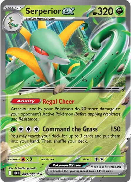 Serperior ex (003/086) [Scarlet & Violet: Black Bolt] | Black Swamp Games