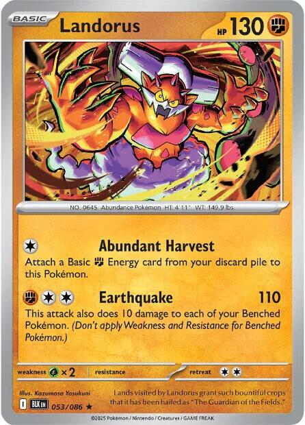Landorus (053/086) [Scarlet & Violet: Black Bolt] | Black Swamp Games