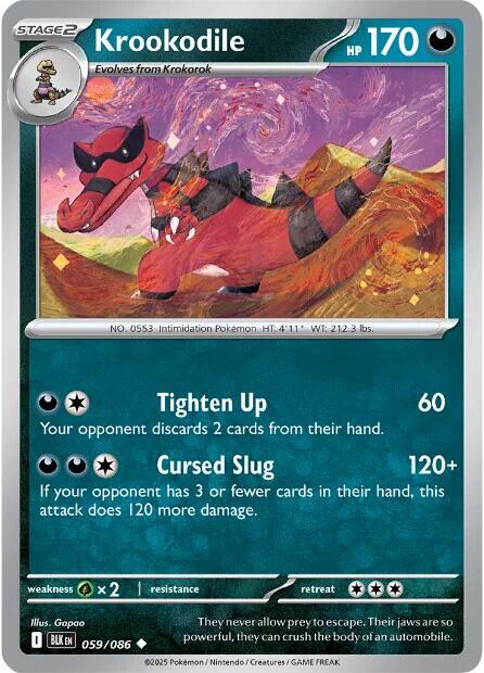 Krookodile (059/086) [Scarlet & Violet: Black Bolt] | Black Swamp Games