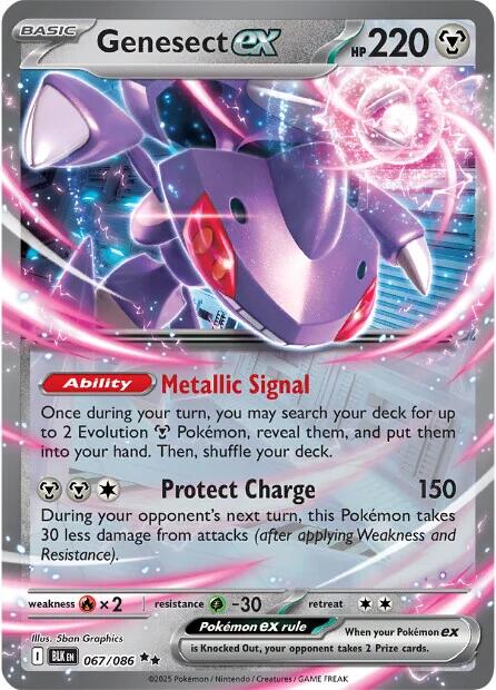 Genesect ex (067/086) [Scarlet & Violet: Black Bolt] | Black Swamp Games