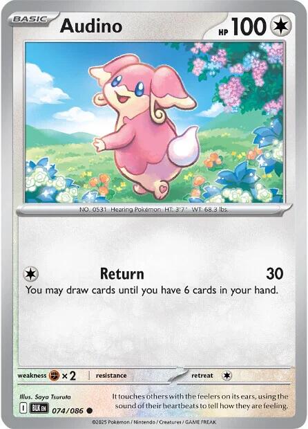 Audino (074/086) [Scarlet & Violet: Black Bolt] | Black Swamp Games