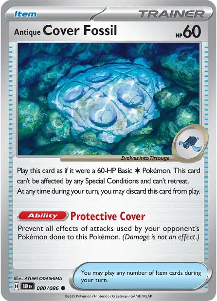 Antique Cover Fossil (080/086) [Scarlet & Violet: Black Bolt] | Black Swamp Games