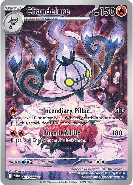 Chandelure (103/086) [Scarlet & Violet: White Flare] | Black Swamp Games