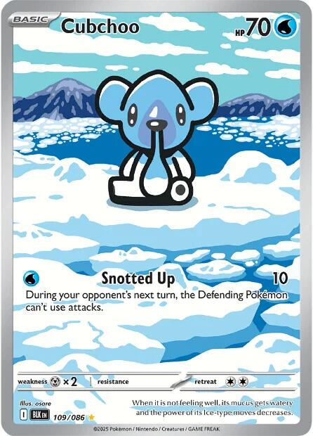 Cubchoo (109/086) [Scarlet & Violet: Black Bolt] | Black Swamp Games