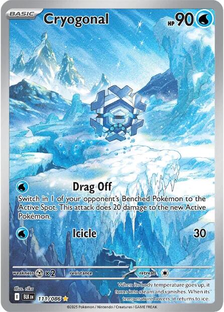 Cryogonal (111/086) [Scarlet & Violet: Black Bolt] | Black Swamp Games