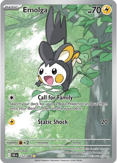 Emolga (112/086) [Scarlet & Violet: Black Bolt] | Black Swamp Games