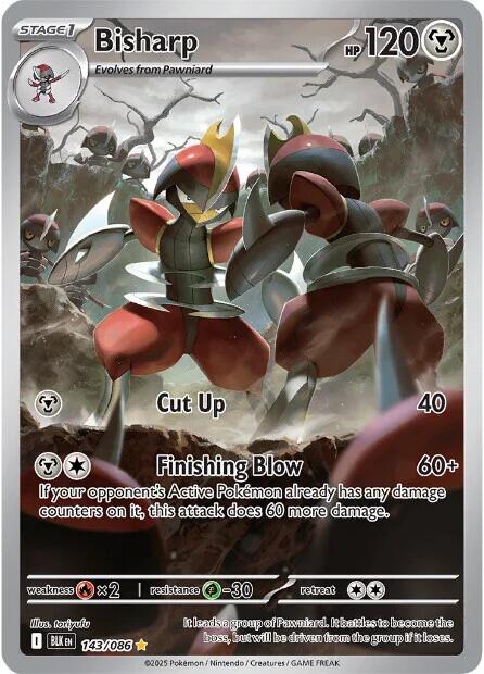 Bisharp (143/086) [Scarlet & Violet: Black Bolt] | Black Swamp Games