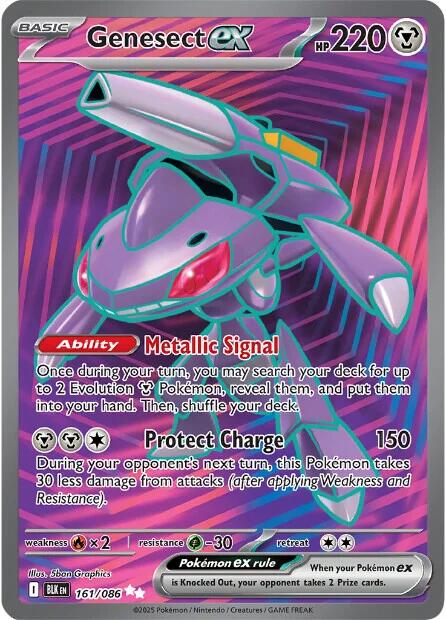 Genesect ex (161/086) [Scarlet & Violet: Black Bolt] | Black Swamp Games