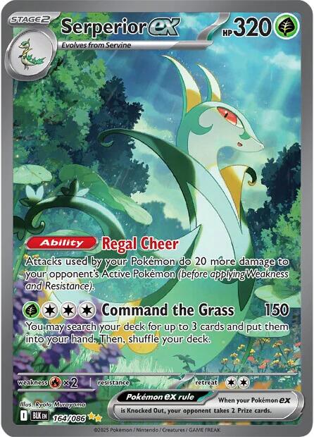 Serperior ex (164/086) [Scarlet & Violet: Black Bolt] | Black Swamp Games