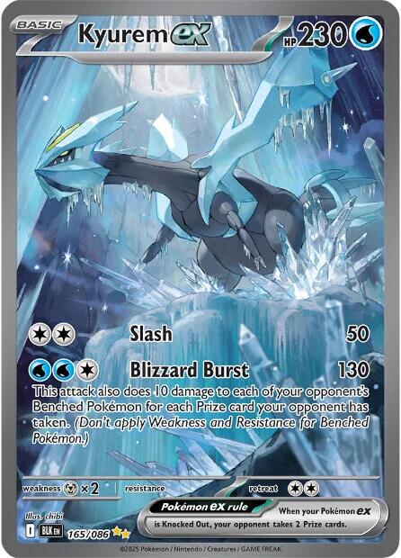Kyurem ex (165/086) [Scarlet & Violet: Black Bolt] | Black Swamp Games