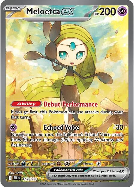 Meloetta ex (167/086) [Scarlet & Violet: Black Bolt] | Black Swamp Games