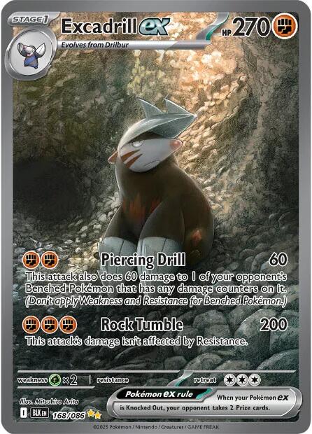 Excadrill ex (168/086) [Scarlet & Violet: Black Bolt] | Black Swamp Games