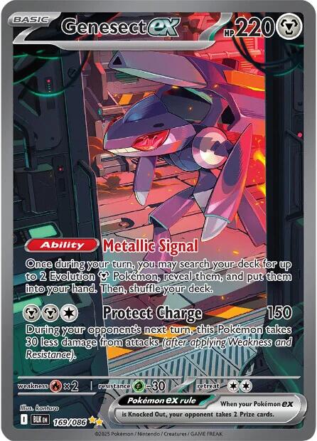 Genesect ex (169/086) [Scarlet & Violet: Black Bolt] | Black Swamp Games
