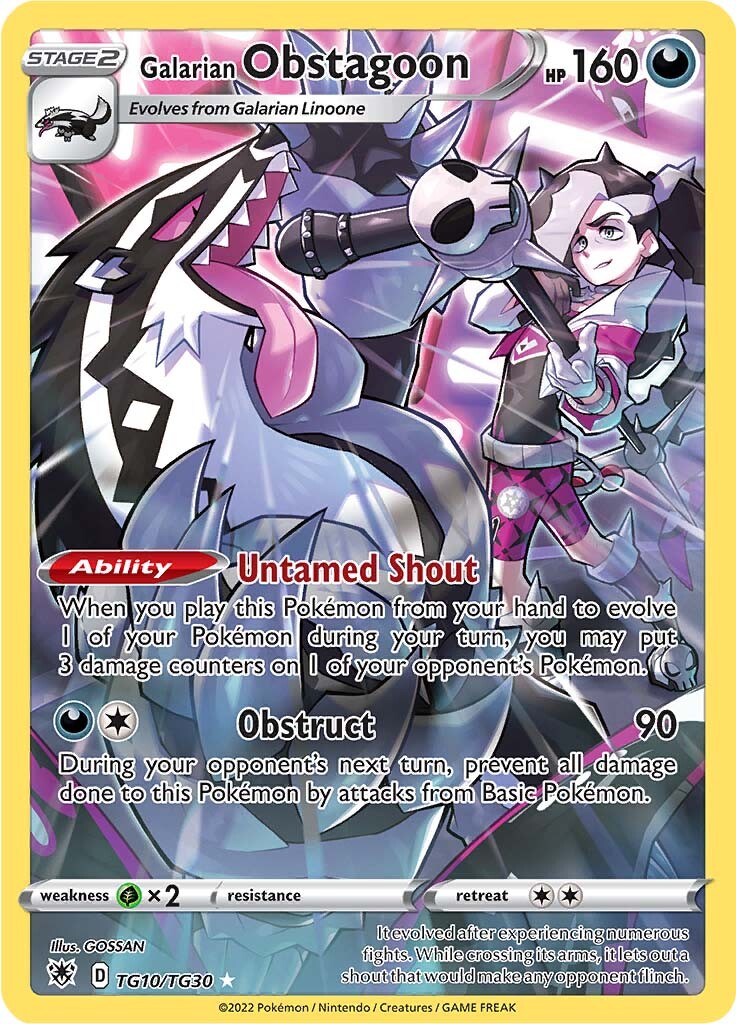 Galarian Obstagoon (TG10/TG30) [Sword & Shield: Astral Radiance] | Black Swamp Games