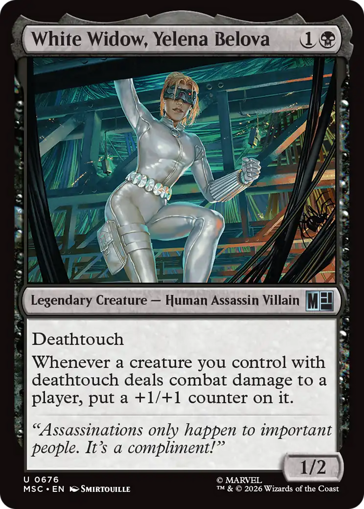 White Widow, Yelena Belova [Marvel Super Heroes Commander] | Black Swamp Games